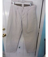 Gap &quot;Hudson&quot; ribbed waistline KHAKI PANTS SIZE 34/32 MEN&#39;S EUC - $22.25