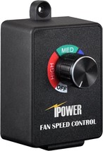 iPower Variable Fan Speed Controller Adjuster Controller, 1 Pack - $25.14
