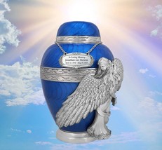 Wings of an Angel Blue Adult Urn - £148.36 GBP
