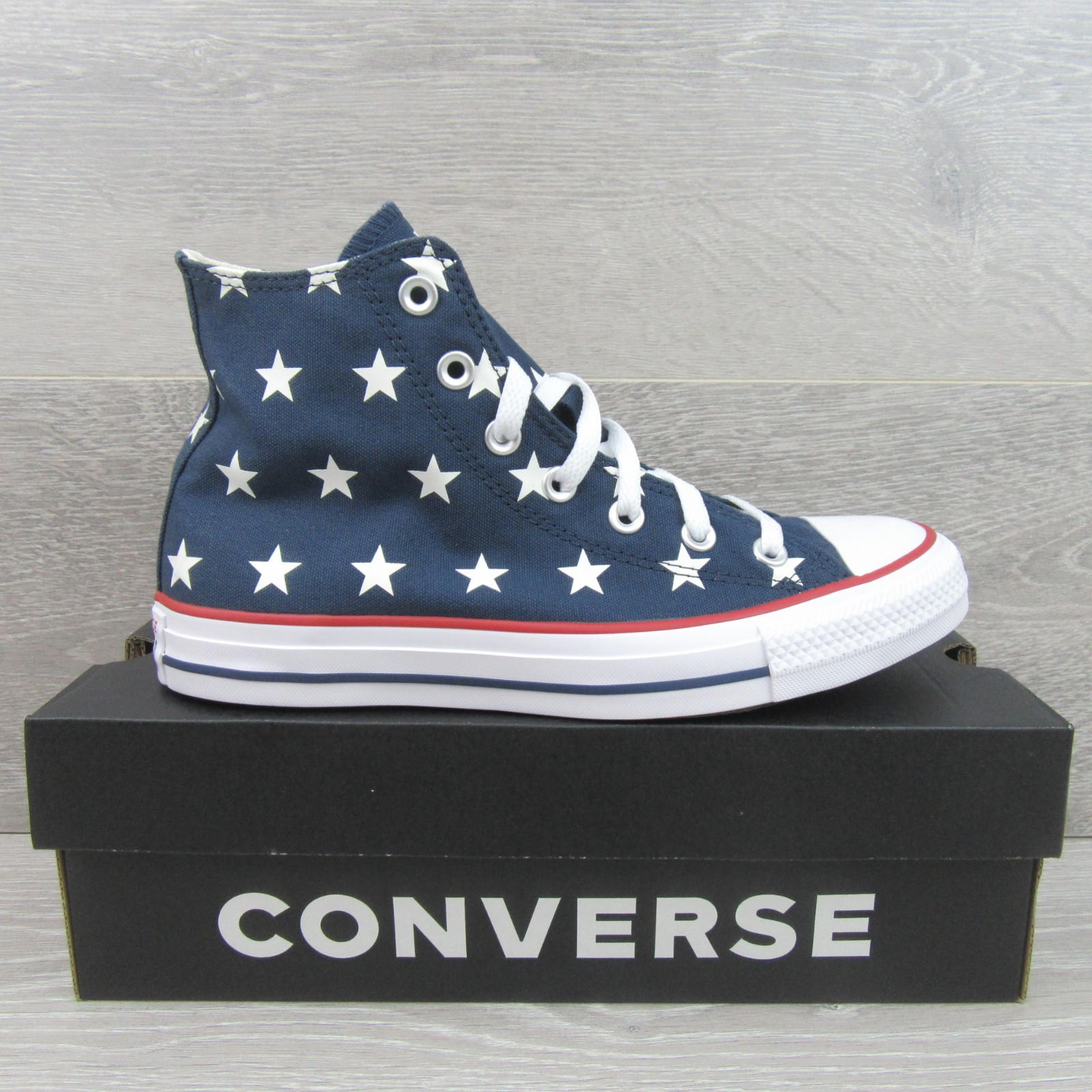 Converse Chuck Taylor All Star HI Archive Stars Women's Size 8 Navy NEW A15503F Item image 2