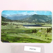 Meadows Vista Olympus Dam Lake Estes Rocky Mtn National Park CO 1950s Po... - $9.89