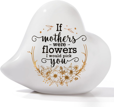 Mothers Day Gifts for Mom Her Women, Mom Birthday Gifts, Ceramic Heart Mothers D - £16.69 GBP