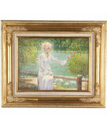 Bellezza Al Lago Di Anthony Sidoni 1997 Firmato Olio Su Tela 18 1/2&quot;x22 ... - $94,904.01 MXN