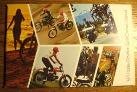 1971 Harley Davidson Sprint Original Rider Handbook Owner&#39;s Owners Manual  - $48.51