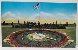 Conestoga Memorial Park Floral Clock Lancaster Pennsylvania Postcard A4 - £3.81 GBP