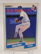 ⚾NOLAN RYAN 1990 Fleer Texas Rangers Vintage Baseball Card⚾ - £1.59 GBP