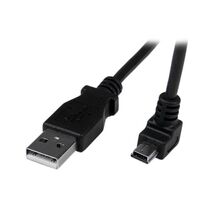 StarTech.com 2m A to Down Angle Micro B USB Cable Cord - Black  - $12.00