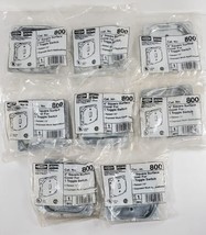 4&quot; SQUARE SURFACE RAISED 4S COVER FOR 1 TOGGLE SWITCH RACO 800 LOT OF 8 - £3.97 GBP