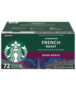 Starbucks French Dark Roast Coffee 72 Keurig K-Cup Pod 100% Arabica 8/20... - $51.72