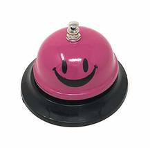 ASIAN HOME Metal Smiley Face Call Bell 3.35 Inch Diameter Desk Service Bell for  - $6.69+