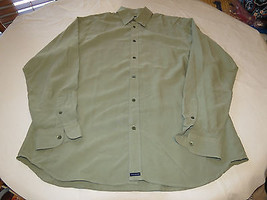 Mens Ted Baker London size 4 green long sleeve shirt Men&#39;s adult EUC @ - £16.45 GBP