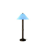 Concepts Catalina Floor Lamp with 3 in. bronze body and sky blue Sunbrel... - $6,969.19 MXN
