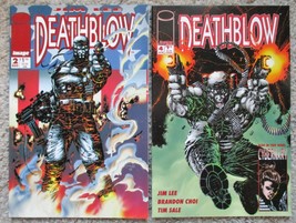 DEATHBLOW #2 &amp; 4 (1993 Series) Image Comics - Jim Lee, Tim Sale art VF-NM - £7.07 GBP