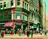 Corner Boylston And Washington Subway Boston MA Massachusetts 1910s Post... - £9.36 GBP