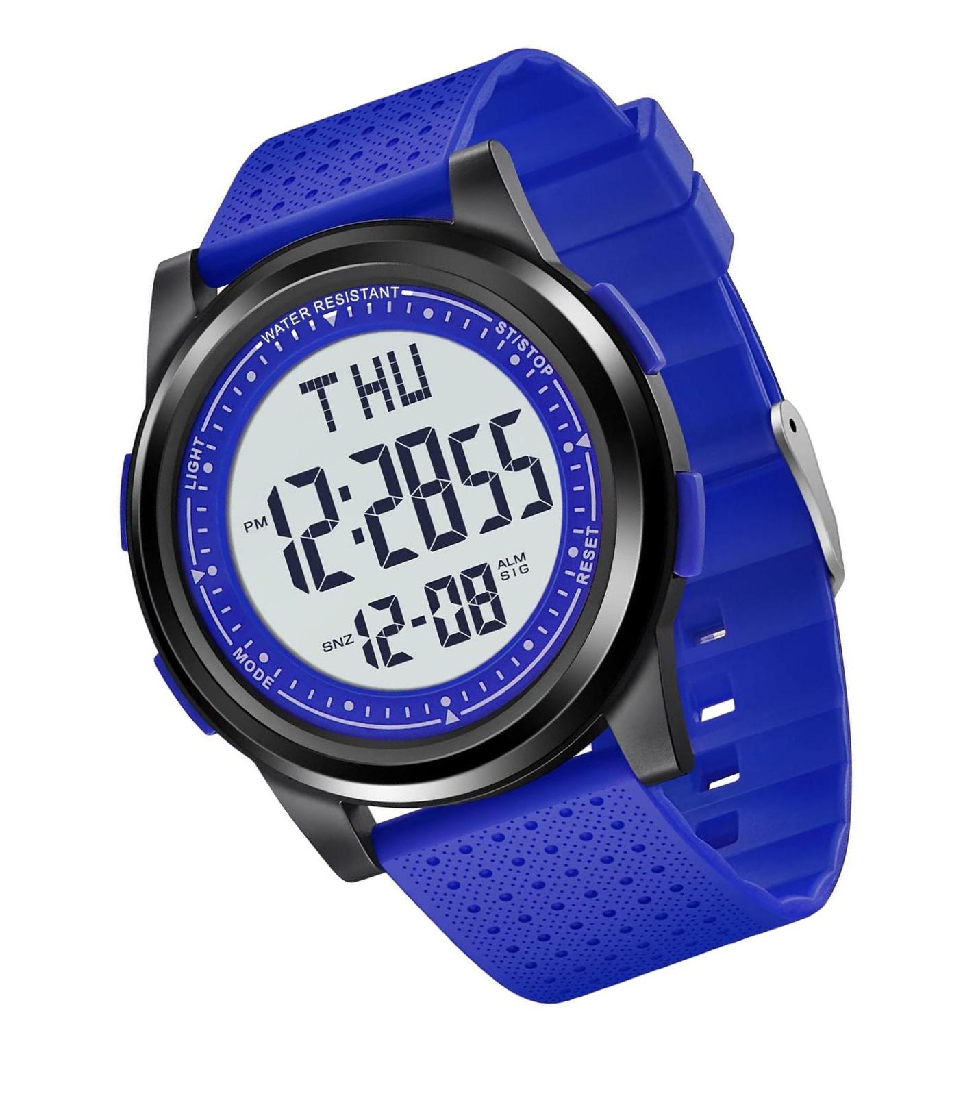 Watches for Men, Ultra-Thin Digital Watch Men with Stopwatch Countdown A... - $62.31