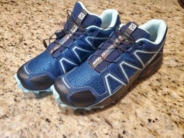 Size 9.0 - Salomon Speedcross 4 Blue - £63.30 GBP