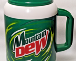 Mountain Dew Whirley 64 oz Travel Mug HUGE Insulated Drinking Cup Truckers - £19.81 GBP