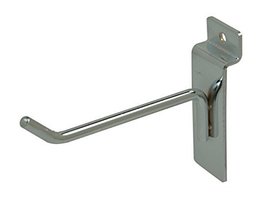 4&quot; Slatwall Hook -Chrome -Box of 96 - $56.95+