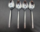 Oneida WMA Rogers Deluxe Heart Pattern Stainless Steel Spoon - Lot Of 4 - $16.89