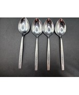 Oneida WMA Rogers Deluxe Heart Pattern Stainless Steel Spoon - Lot Of 4 - £13.26 GBP