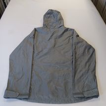 Columbia Jacket Women's Small Gray Hooded Lightweight Lined Full Zip Windbreaker image 2
