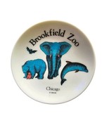 Vintage Chicago&#39;s Brookfield Zoo Decorative Mini Plate 1990s Illinois Rare - $19.54 CAD