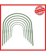 Easy-Install 6Pcs Green Garden Hoops for Stable Plant Support - Indoor/O... - $57.83 CAD
