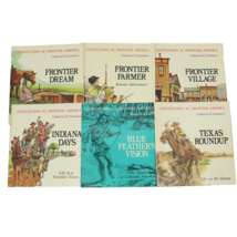 Set 6 Adventures in Frontier America Historical Fiction Vintage Childrens Books - £13.03 GBP