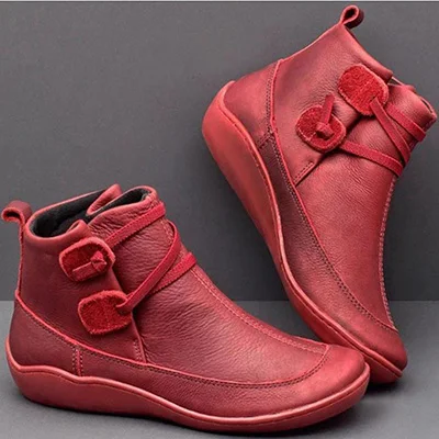 Women&#39;s Shoes Autumn Winter Ankle The New Ladies Boots Female   Up Leather Boots - £163.61 GBP