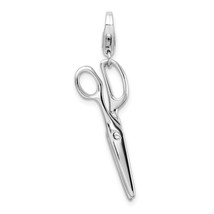 Sterling Silver Scissors Lobster Clasp Charm - £68.44 GBP