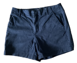 Banana Republic Womens Navy Blue Chino Shorts Size 4 - $108.04 MXN