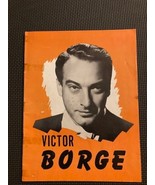 Victor Borge 1955 Comedy in Music Playbill - £5.68 GBP