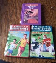 Lot of 3  Matt Christopher Sports Boys Chapter Books Child Football Runner Skate - £4.66 GBP