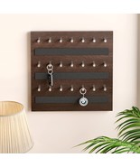 Wooden Wall Mount Home Decor Key Chain Holder Key Hooks Wenge (21 Keys) - £40.48 GBP