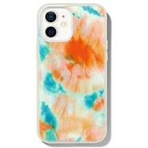 Sonix Orange Glow in The Dark iPhone 12 mini Protective Case Tie Dye Clear - £7.04 GBP