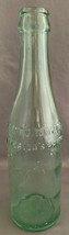 Antique Glass Pluto Water Bottle Green Embossed America&#39;s Physic Devil I... - $5.43 CAD