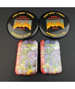 Lot of 4 (2) DOOM Super Nintendo Doomsday 9-1-95 &amp; (2) Sega Genesis Vect... - €16,94 EUR