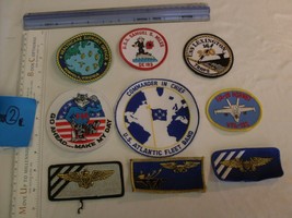 Navy 9 patch collection patches embroidered for display - $18.80