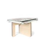 Compact Wooden Magazine Stand, Modern Italian Design, Newspaper Rack and... - $22.00