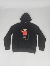 Polo Ralph Lauren Polo Bear Pullover Hoodie Sweatshirt Size M Mens Black... - $139.99