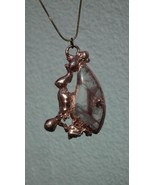 Copper formed Golden Healer Red pendant - $64.26 CAD