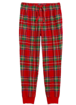 Old Navy Womens Plus 3X Flannel Jogger Pajama Pants Red Tartan Plaid Christmas - £14.71 GBP