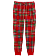 Old Navy Womens Plus 3X Flannel Jogger Pajama Pants Red Tartan Plaid Chr... - $19.04