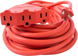 Inc OC501433T Heavy-Duty Outdoor Triple Tap Extension Cord, 50 Ft, 14 AWG, 15A/1 - £37.81 GBP