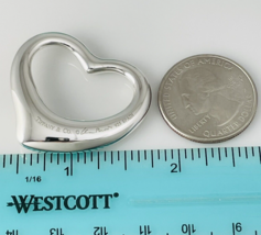 Tiffany Open Heart Pendant XL Extra Large 1.4&quot; 35mm Jumbo by Elsa Peretti - £255.57 GBP