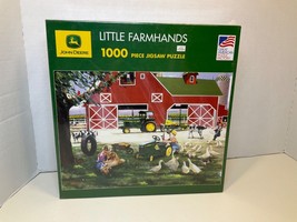 New Sealed John Deere "Little Farmhands" 1000 Piece Jigsaw Puzzle by Zolan - $34.99