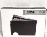 The Ridge Wallet - Leather Cash Strap - Midnight Leather - $62.88