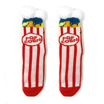 Kids Sherpa Slipper Sock - Box o&#39; Popcorn - $181.79 MXN