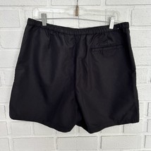 Eddie Bauer Elastic Waist Shorts Womens Large Black Pockets Polyester - £13.91 GBP