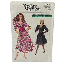 Very Easy Very Vogue Pattern 7471 Misses Dress Size 6 8 10 - $14.99